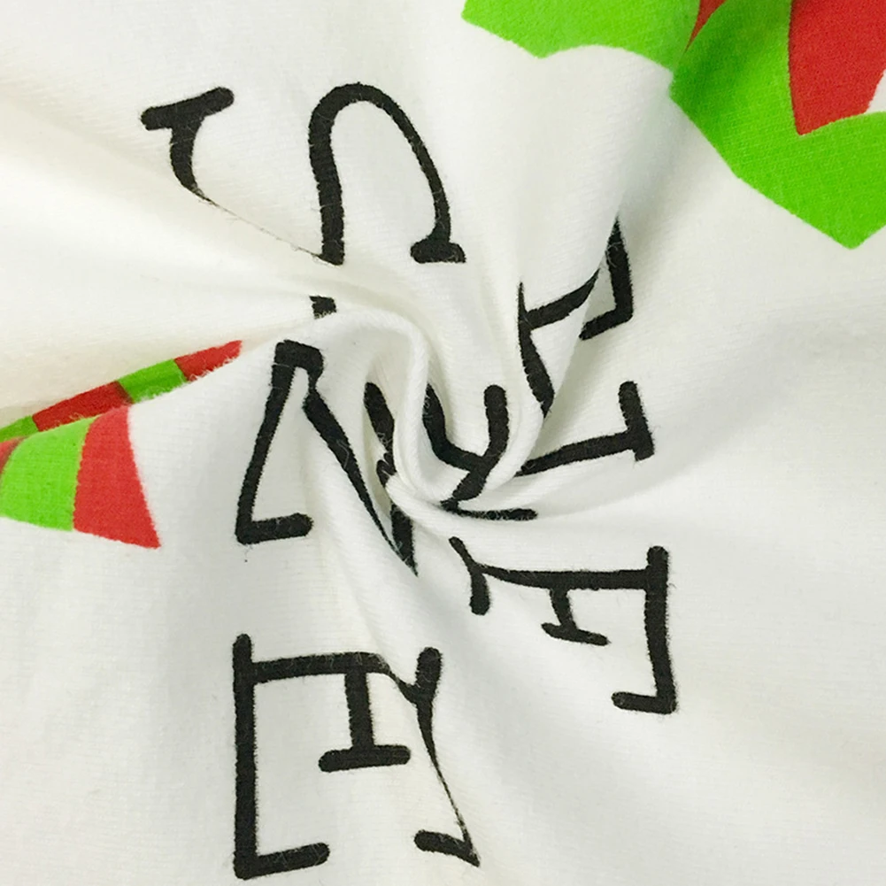 Для новорожденных Рождество эльф футболка с буквенным принтом Футболка и