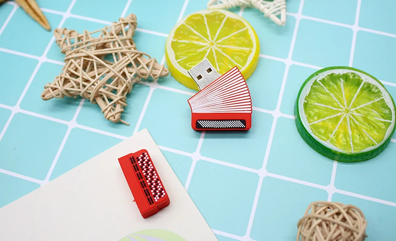 Usb 2,0, флеш-накопители, гармошка, память, Usb флеш-накопитель, музыкальный инструмент, Usb флеш-накопитель, 4 ГБ, 8 ГБ, 16 ГБ, 32 ГБ, 64 ГБ, для детей, подарок