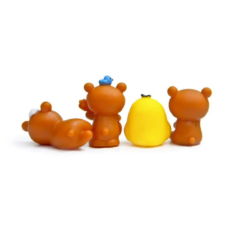 8 шт./лот PVC Фигурки Игрушки DIY японского Аниме Rilakkuma Медведь Коллекция Модель для