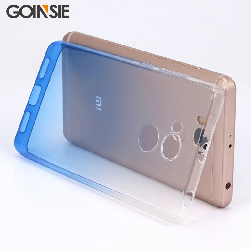 Soft Phone Case for Xiaomi Redmi 4 Pro Prime Cover Silicone 5.0&quot Gradient TPU Back Fundas Standard | Мобильные телефоны и