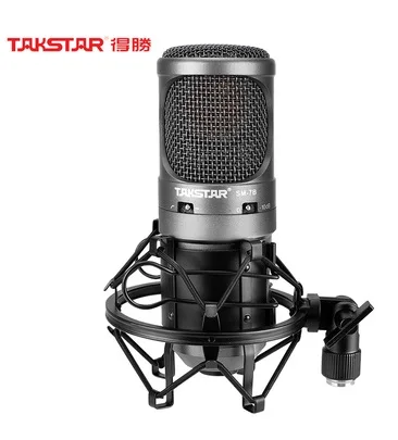 Оригинальный радиовещающий и записывающий микрофон TAKSTAR с металлическим