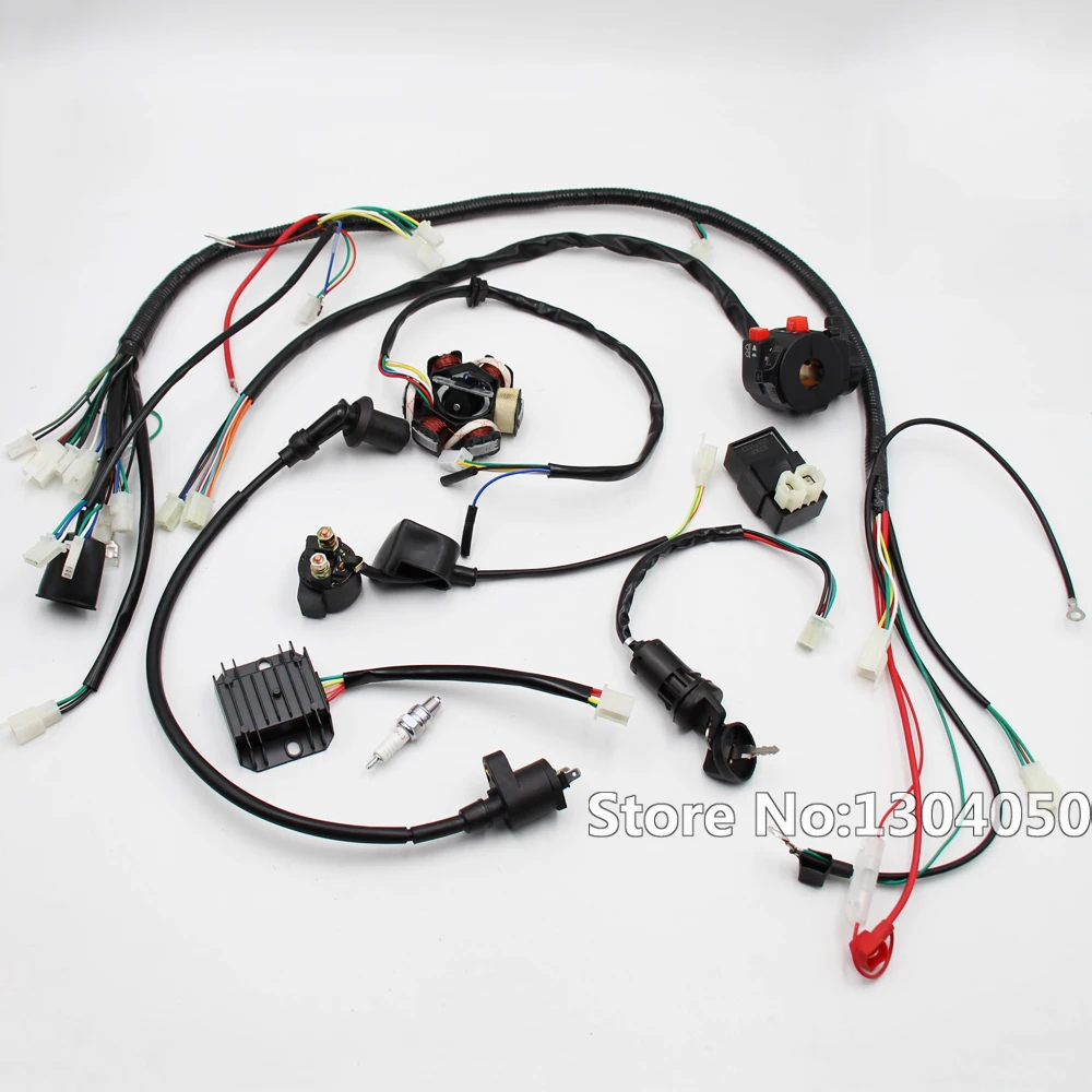 GY6 125cc 150cc полная электрика 6 катушек статора провода ткацкий станок магнитная