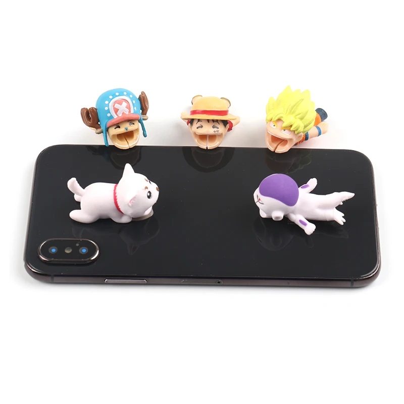 Japen аниме кабель укуса кабель протектор для iphone шнур Органайзер кабель chompers зарядное устройство провода экономии милые аксессуары для телефонов