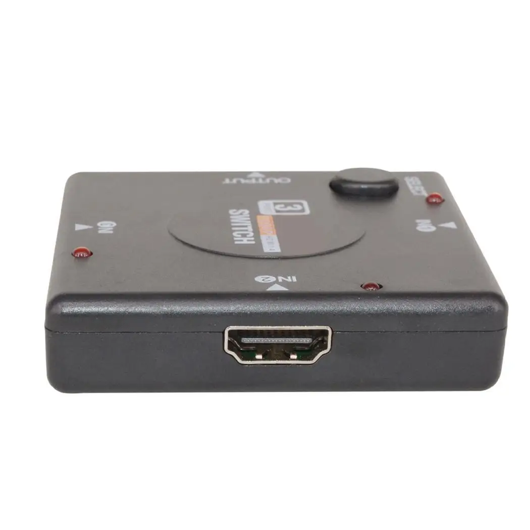 Мини-коммутатор разрешение видео 3 порта HD черный мультимедийный интерфейс