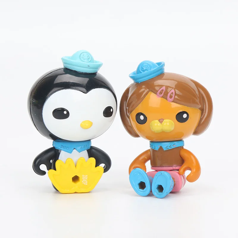 Оригинальная экшн фигурка из ПВХ 4 шт./компл. Octonauts командная упаковка песо