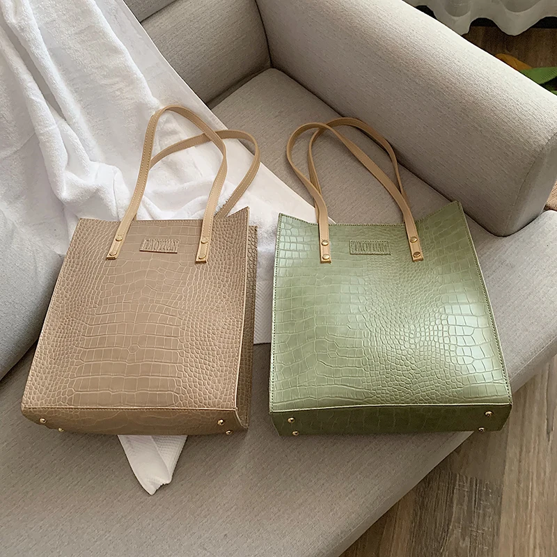 Винтажные кожаные сумки с крокодиловым узором 2019 брендовые дизайнерские женские