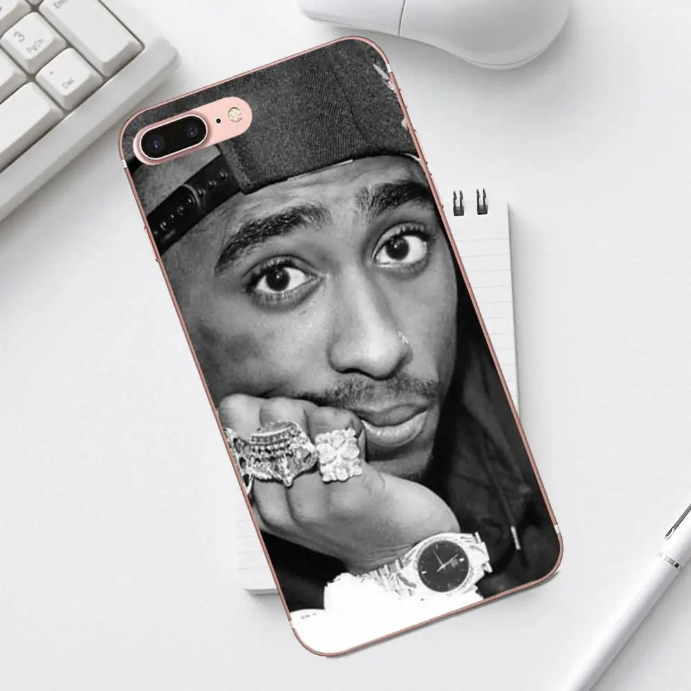 Qdowpz мягкий чехол для телефона 2pac All Eyez On Me iPhone 4 4S 5 5C SE 6 6S 7 8 Plus X XS Max XR Galaxy A3 A5 J1 J3 J5 J7