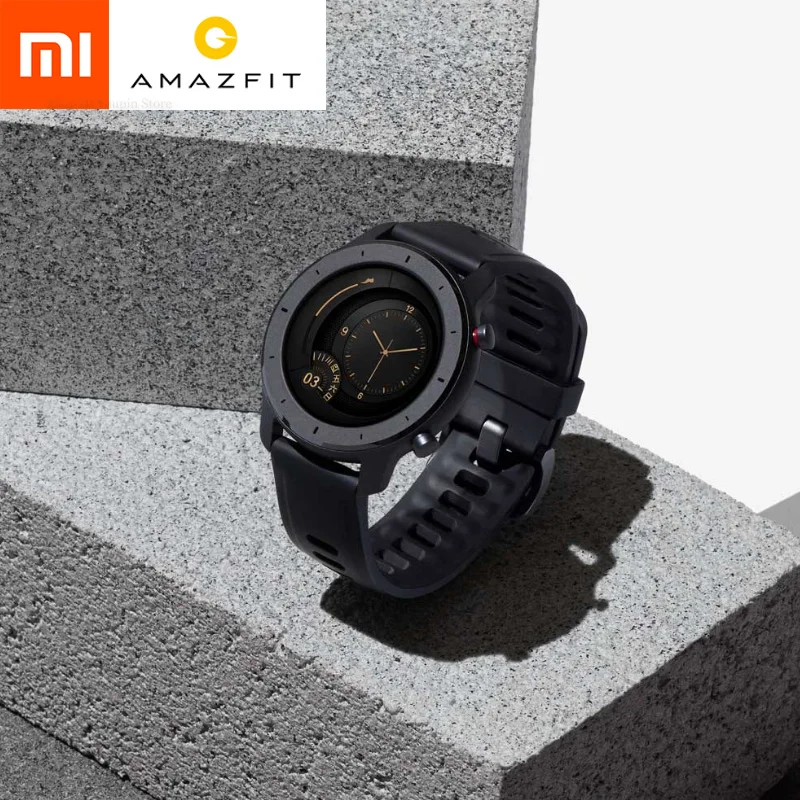 Оригинальные Смарт-часы Xiaomi Mijia Huami Amazfit GTR, спортивные, gps, водонепроницаемые, gps, для плавания, AMOLED экран, умные часы