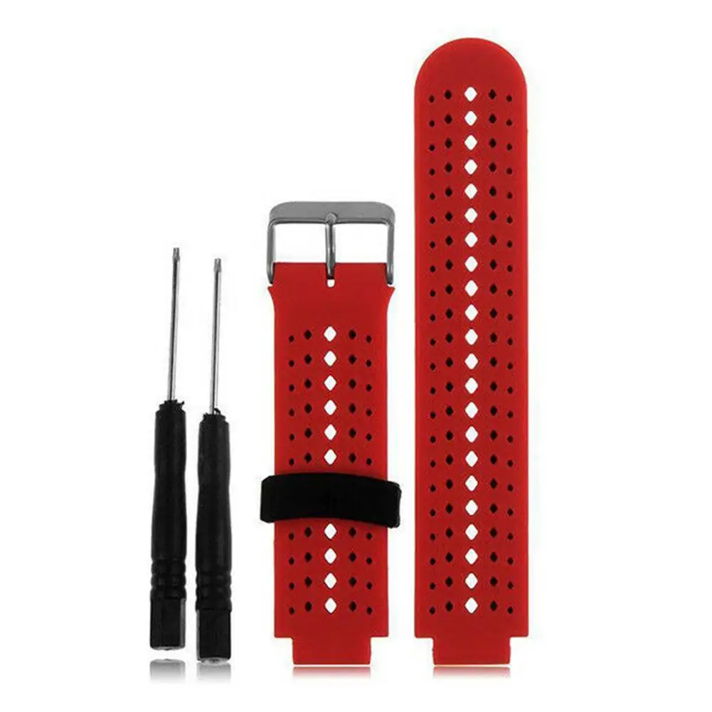 Силиконовые наручные часы ремешок для Garmin Forerunner 220 230 235 620 630 735 2019HOT|Ремешки часов| |