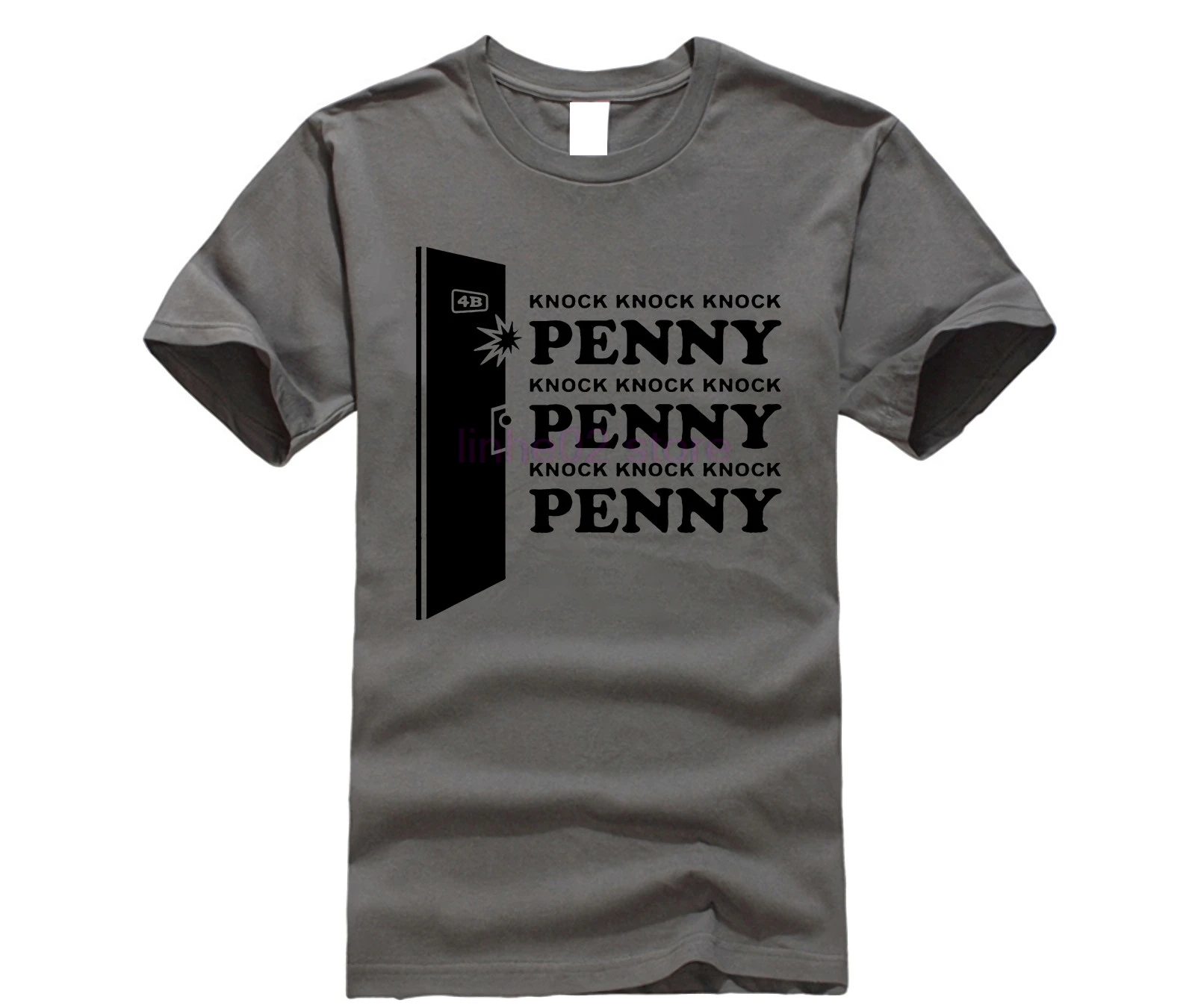 Модная футболка с принтом BIG BANG Theory penny sheldon's knock повседневные футболки мужские