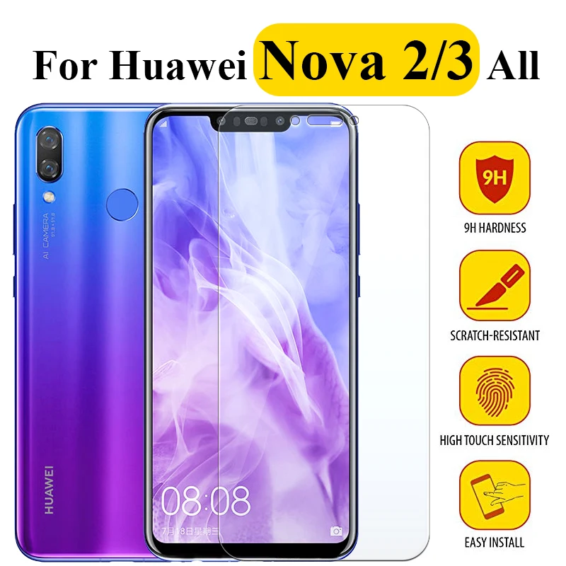 Стекло на huawei nova 3i закаленное стекло huawey huavei 2 3 s 2i plus i2 i3 i Защитная закаленная