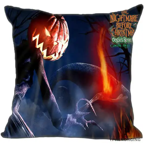Pillowcase Лучший обычай. кошмар. До. Рождество(1)@ Наволочка на подушку, спальня Home Square Наволочка на молнии(одна сторона)#190404-01-214 - Цвет: Pillowcase