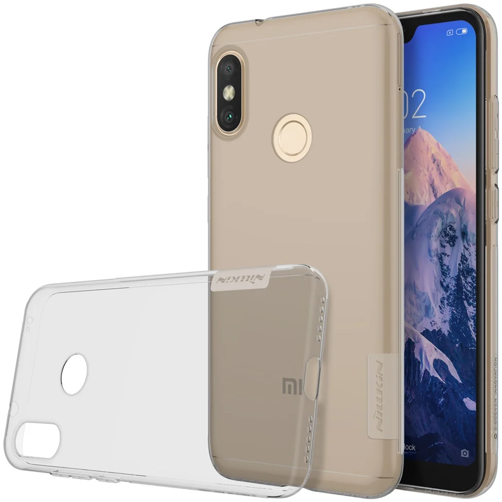 Xiaomi mi A2 Lite чехол красный Redmi 6 Pro чехол Nillkin природа прозрачный мягкий кремний ТПУ протектор задняя крышка для Red mi 6 Pro
