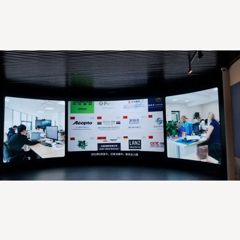 2k 4K P3.91 500x1000mm full color smd curved monitor die casting aluminum led screen indoor curved wall for stage background