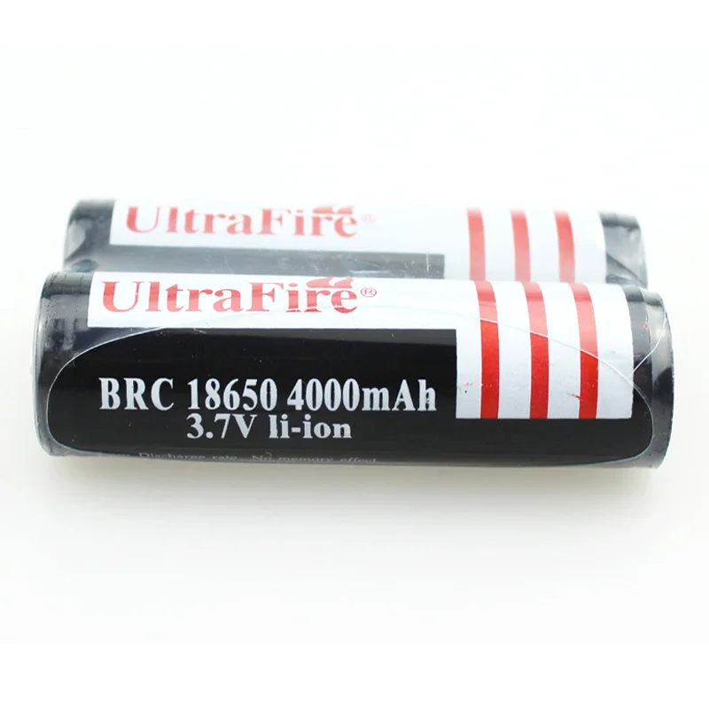U F BRC18650 4000mAh 3 7 V литий ионная аккумуляторная батарея с защитой PCB источник питания