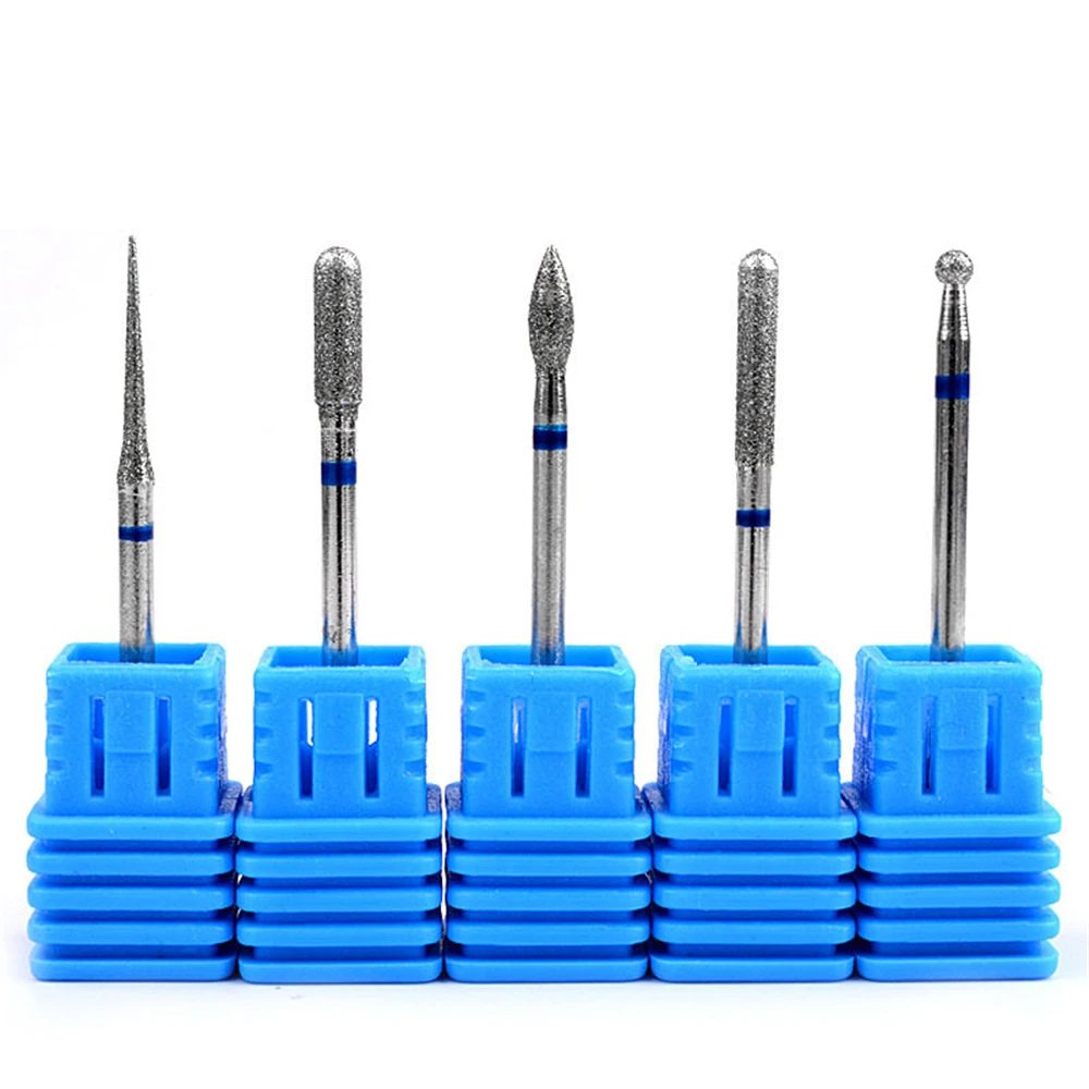 5 видов керамических сверл для ногтей Вольфрамовая сталь сплав маникюрный