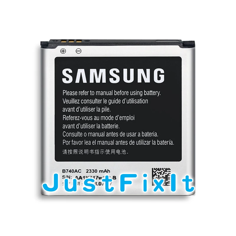 Оригинальный Для samsung Glaxy S4 Zoom аккумулятор C101 C1010 2330 мАч B740AC дополнительный