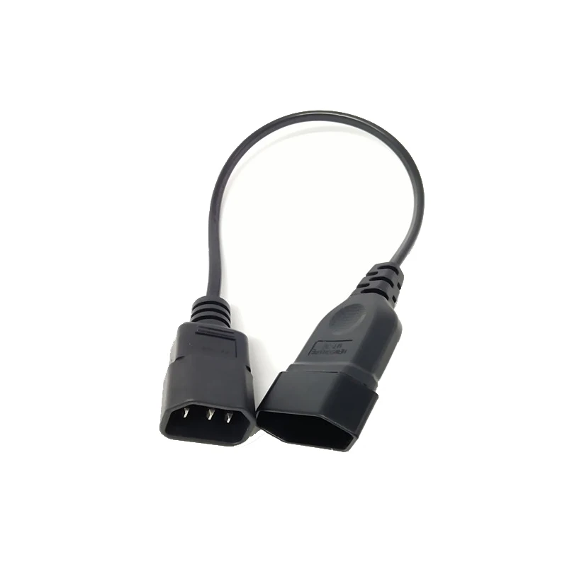 2 шт. кабель питания IEC 320 C13 в Европейский 2pin женский для устройства PDU UPS черный |