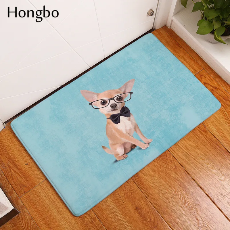 Hongbo нескользящий дверной коврик с животными милый мультяшный собака хомяк