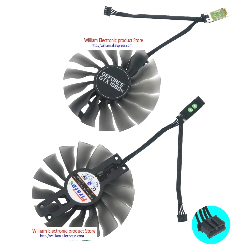 Новый оригинальный вентилятор Охлаждения видеокарты FD10015H12S DC12V 0.55A для PALIT