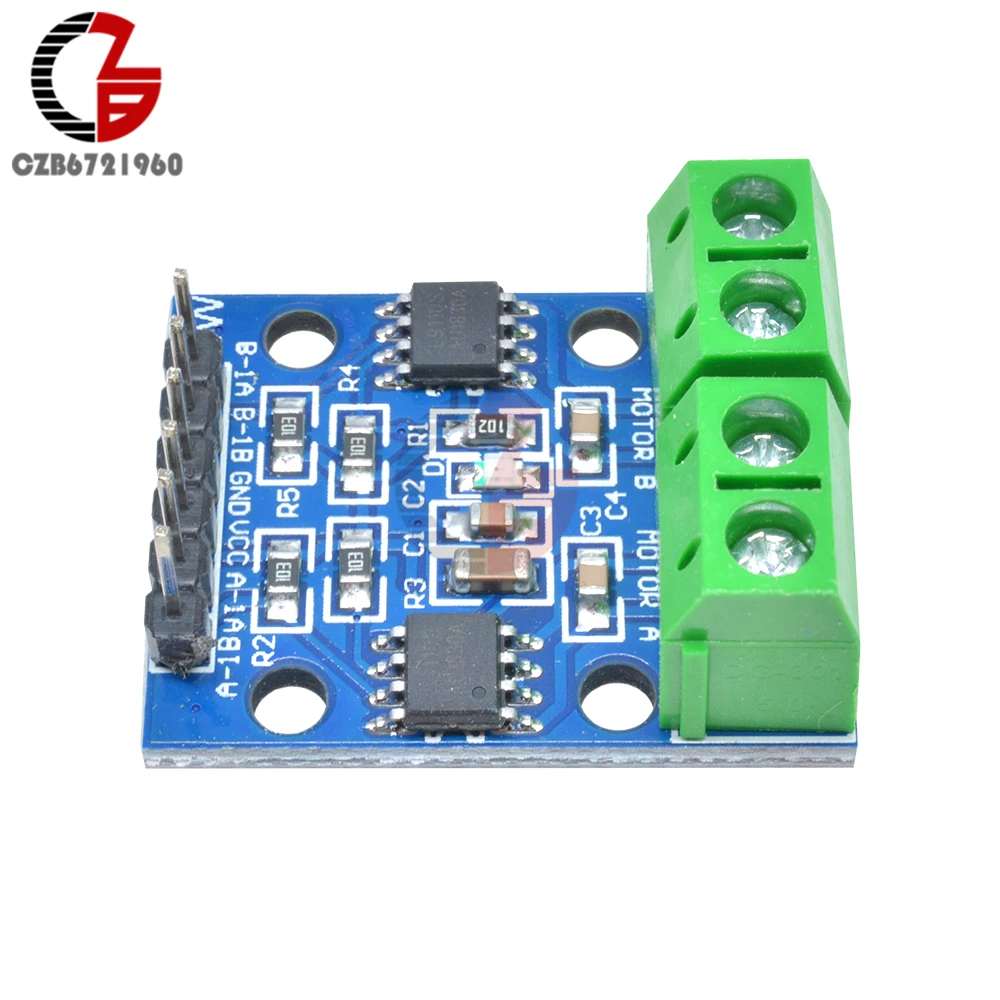 2,5 V-12 V 2CH L9110S h-мост Драйвер шагового двигателя Управление; доска двухканальный L9110 DC мотор привода Управление модуль для Arduino