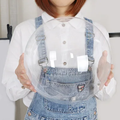 20 дюймовые воздушные шары прозрачные с фатиновой сеткой для свадебного