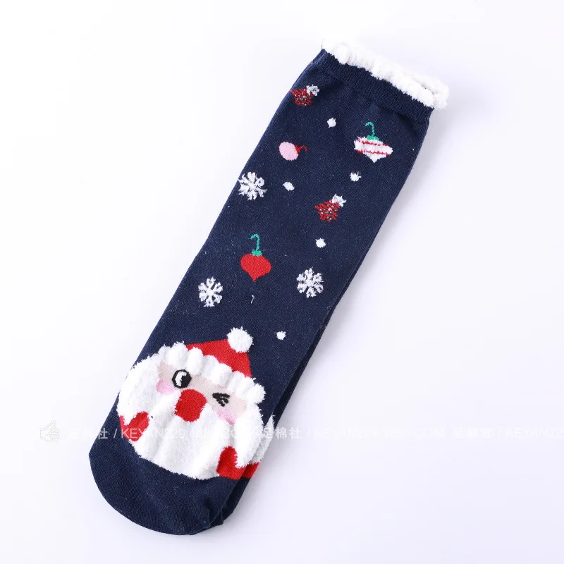 PEONFLY/теплые женские носки с героями мультфильмов kawaii милые японские рождественские носки счастливые носки с Рождеством забавный подарок на год, Прямая поставка