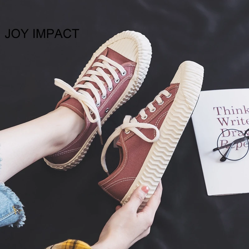 

Biscuit Shoes Female Spring and Summer 2019 New Korean all match Canvas Shoes Female Student Shoes Leisure Board Shoe zy356