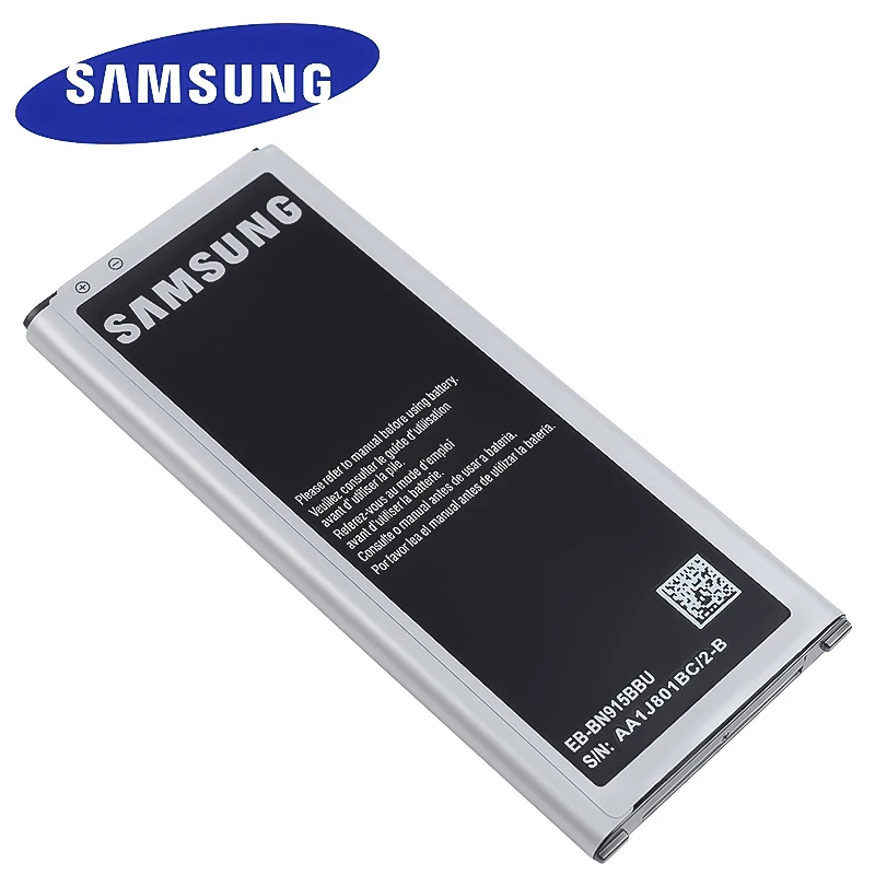 Оригинальный аккумулятор Samsung для Galaxy Note Edge N915 N915F N915A N915T N915V N915G EB-BN915BBE 3000 мАч с NFC |