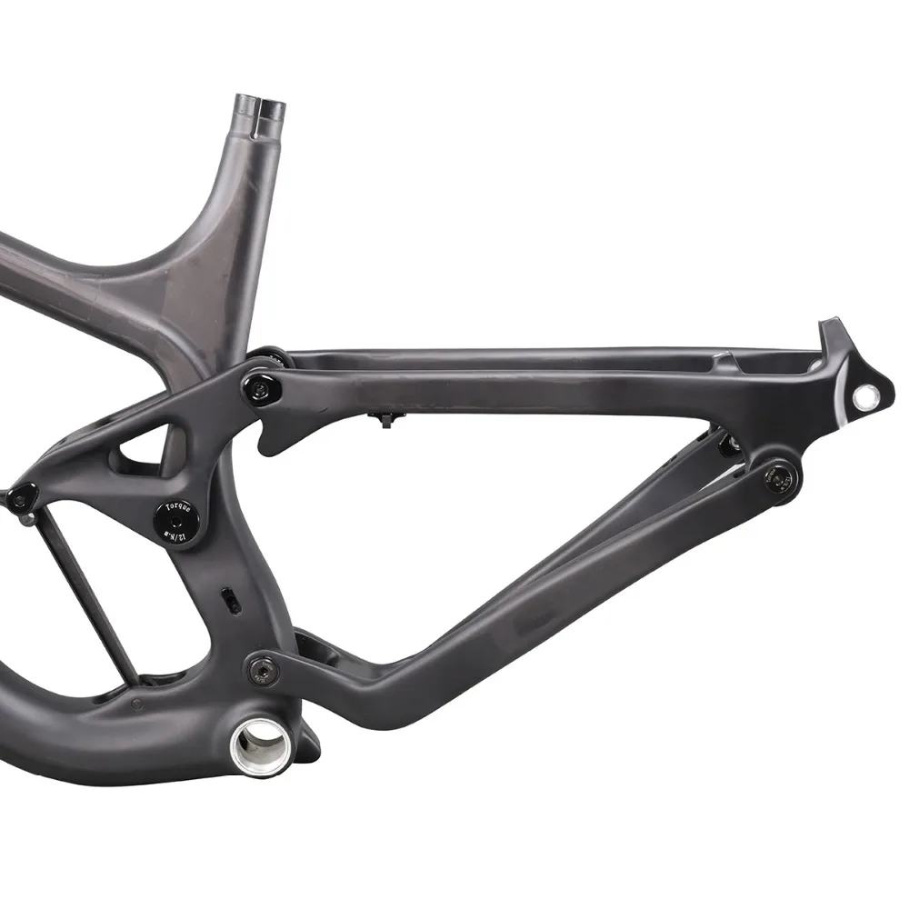 УГЛЕРОДНЫЙ MTB велосипед 650B плюс углеродный Enduro Boost 148*12 мм велосипедная Рама для