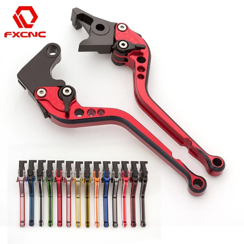 Длинные регулируемые алюминиевые рычаги тормозной муфты FX CNC для Kawasaki NINJA 650R ER 6F