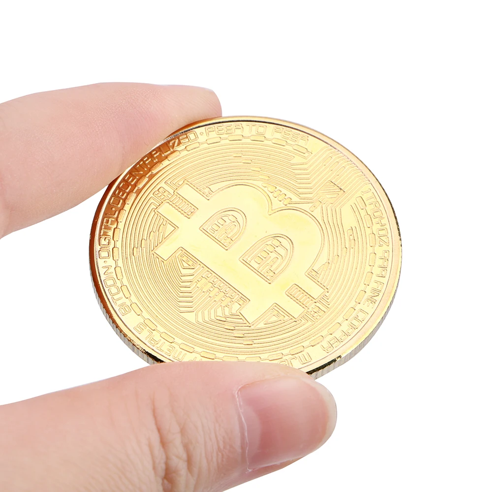 NICEYARD позолоченная монета Биткоин Античная имитация BTC Металл физическая Коллекционная искусство золотые памятные монеты