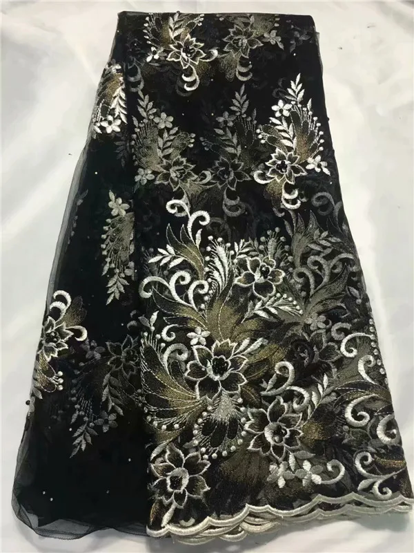 African Material Beaded Lace Fabric For Wedding White 2019 High Quality red gold green | Дом и сад