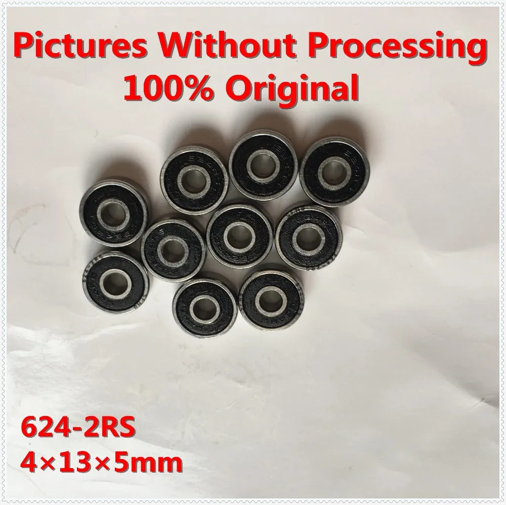 624-2RS Bearing 10PCS 4x13x5 mm 624 RS 2RS Miniature Ball Bearings MINI deep groove ball bearing with high quality | Обустройство