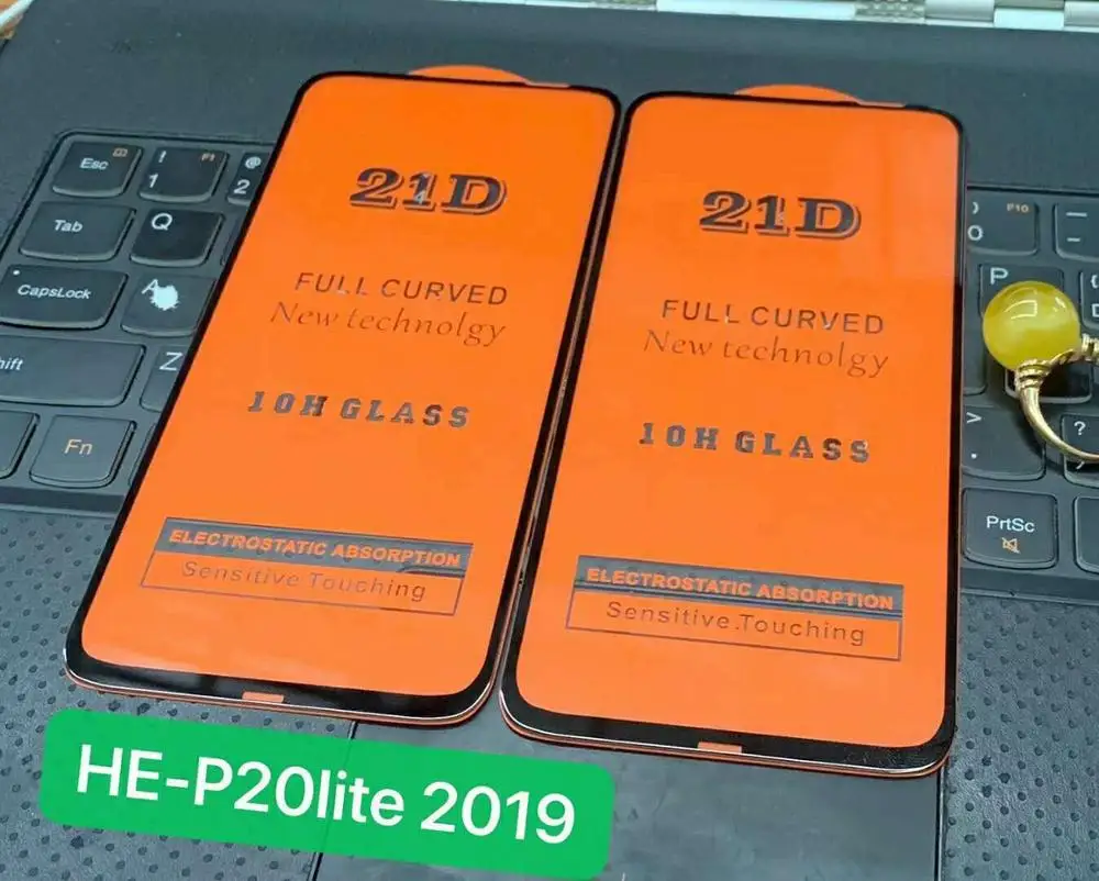 5Pcs 21D Full Glue Tempered Glass Screen Film For Huawei P30 Pro P20 Lite 2019 Nova 5i 5 | Мобильные телефоны и