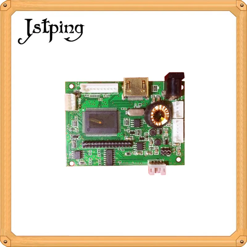 Driver board Jstping TFT 40 контактов LVDS ЖК-экран монитор контроллер Ультра маленький мини размер Драйвер плата аудио вход HDMI DIY Мини ЖК-дисплей s дисплей - Цвет: Driver board