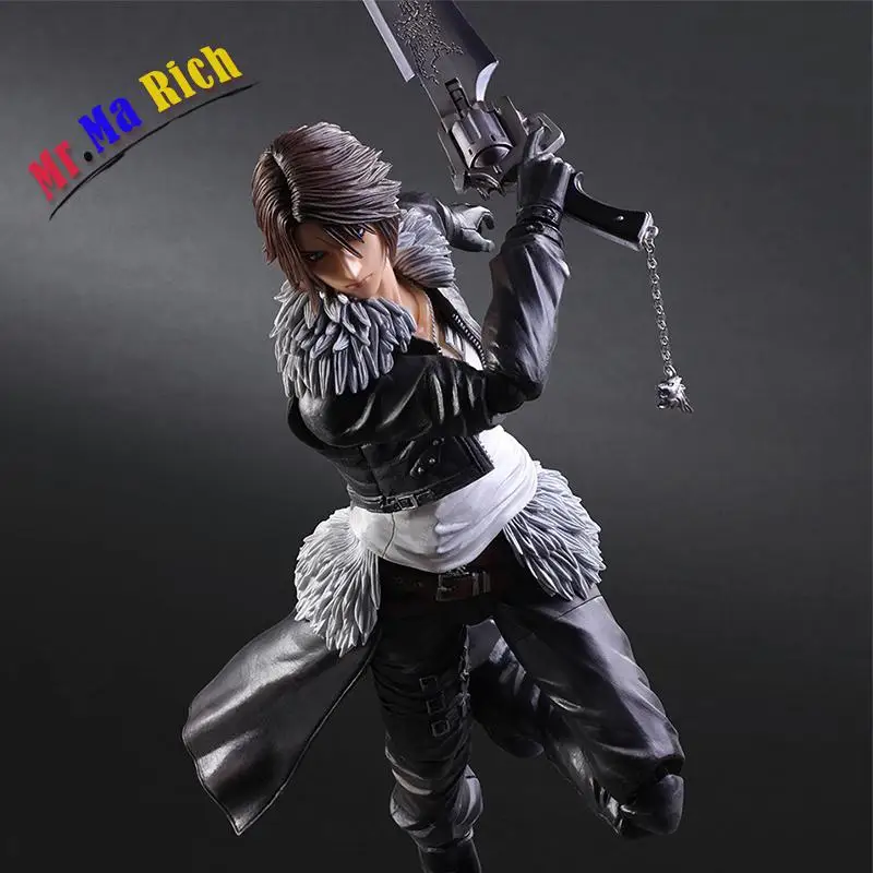 Gioca Arts Kai Final Fantasy VII Squall Variante фигурка Varable Leonhart Gunblade ПВХ Фигурки Brinquedos Giocattolo|action