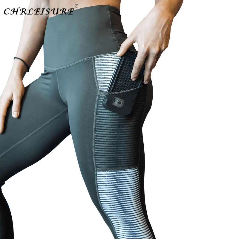 CHRLEISURE женские леггинсы для тренировок пуш ап фитнеса сексуальные высокая талия