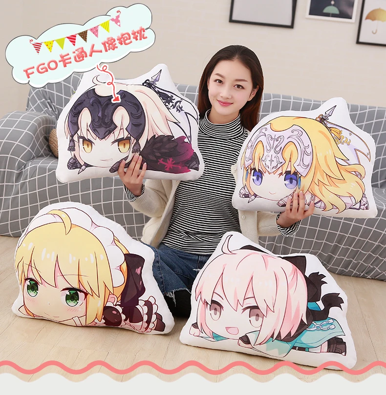 Аниме FGO Saber Alter Dragon Maid Kanna Tohru Eromanga Sensei Izumi Sagiri YURI on ICE косплей реквизит Спящая плюшевая кукла-Подушка игрушка