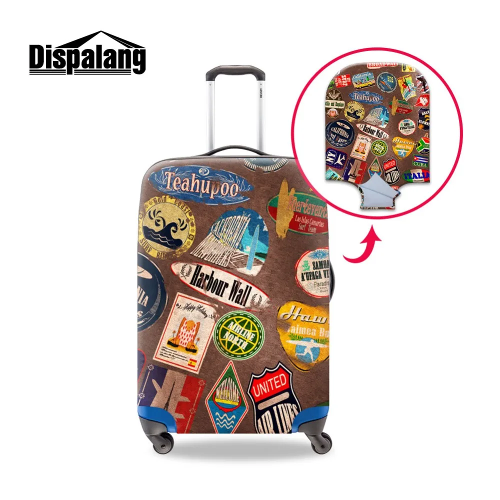 

Baggage Protector Cover Beauty Trolley Suitcase Covers Travel Style Dust Proof Traveling Accessory Landscape Image 3D Printing