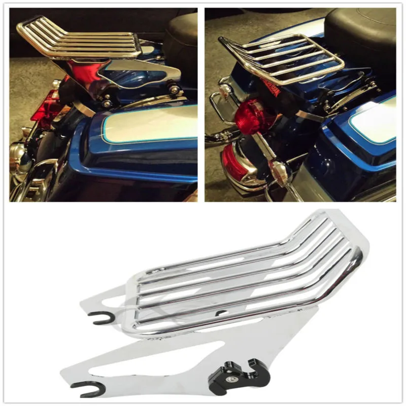 Мотоциклетная раскладная багажная стойка для Harley Touring Road King FLHR FLHRC 2009- FLHR FLHRC FLHT аксессуары