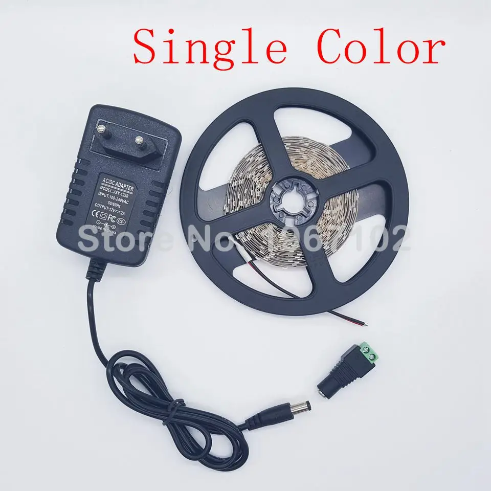 Лента Светодиодная гибкая SMD 2835 RGB 12 В постоянного тока 300 светодиодов/5 м | Лампы и