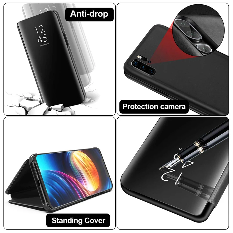 Wonsain Smart View зеркало кожа флип чехол для huawei P30 P20 P10 P9 P8 lite/P30 Lite/P30 Pro/P20 Lite/P10 Lite |