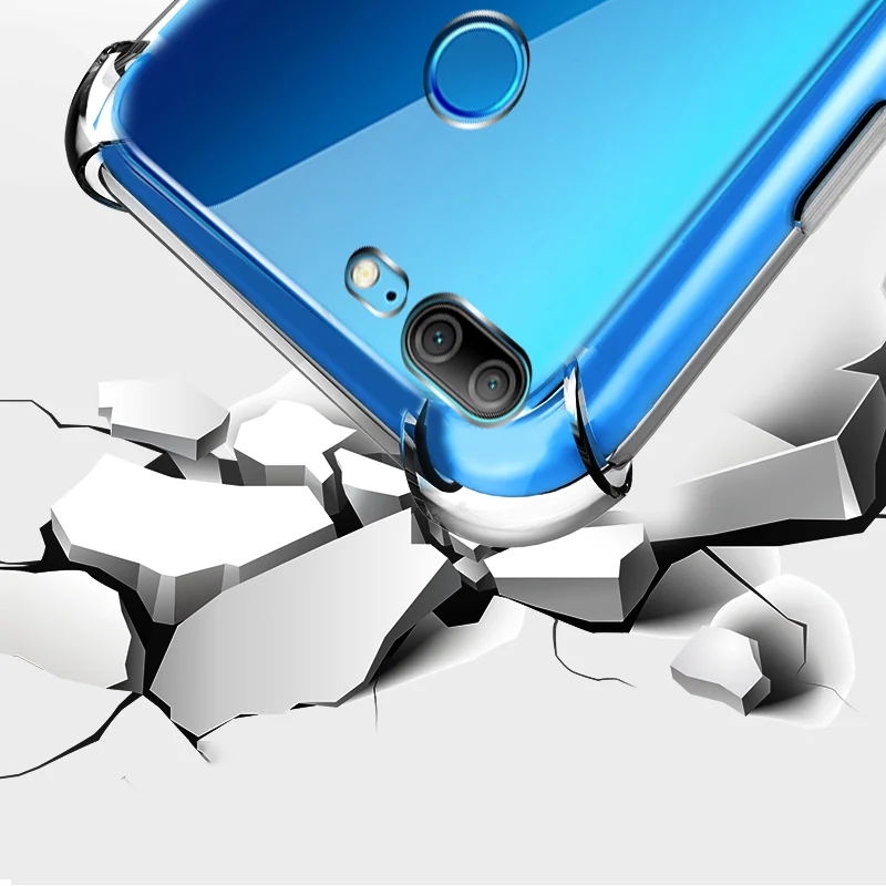 чехол на Huawei хонор 9 лайт ТПУ мягкий силиконовый бампер прозрачной крышкой