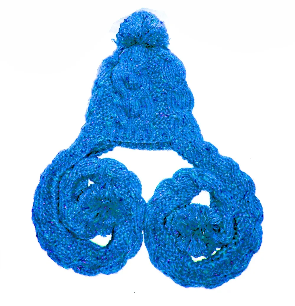 Модная новинка от BomHCS дизайнерская женская вязаная шапка ручной работы с толстым