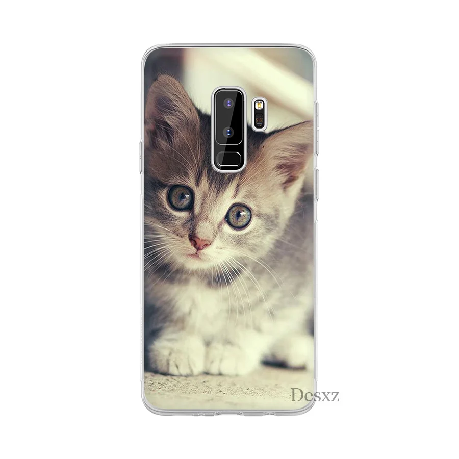 Desxz Cat Phone Case For Samsung GALAXY J3 J1 J2 J5 J6 J7 Prime Hard Cover Protection | Мобильные телефоны и аксессуары