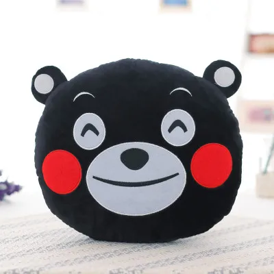 Новый известный талисман KUMAMON плюшевый мишка круглая подушка подарок для ребенка