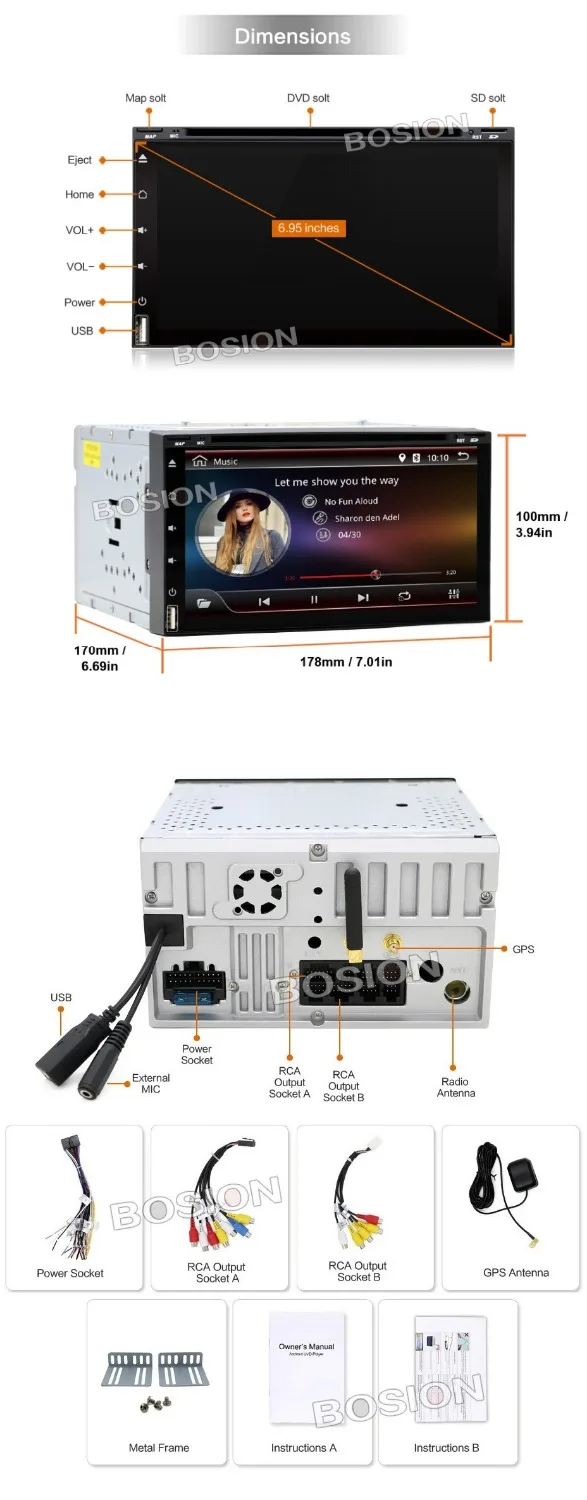 Четырехъядерный Автомобильный Электронный Авторадио 2din автомобильный dvd плеер