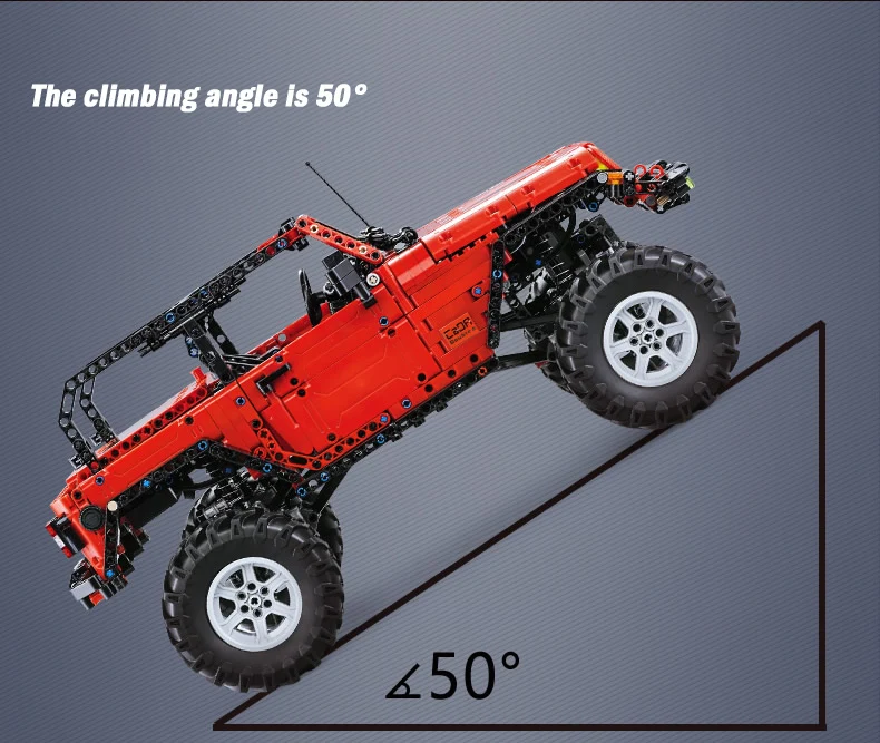 Cada пульт дистанционного управления 2,4G Adventurer Car 1941pcs Technic battery Box Motor Creator Строительные Кирпичи Блоки Игрушки для мальчиков