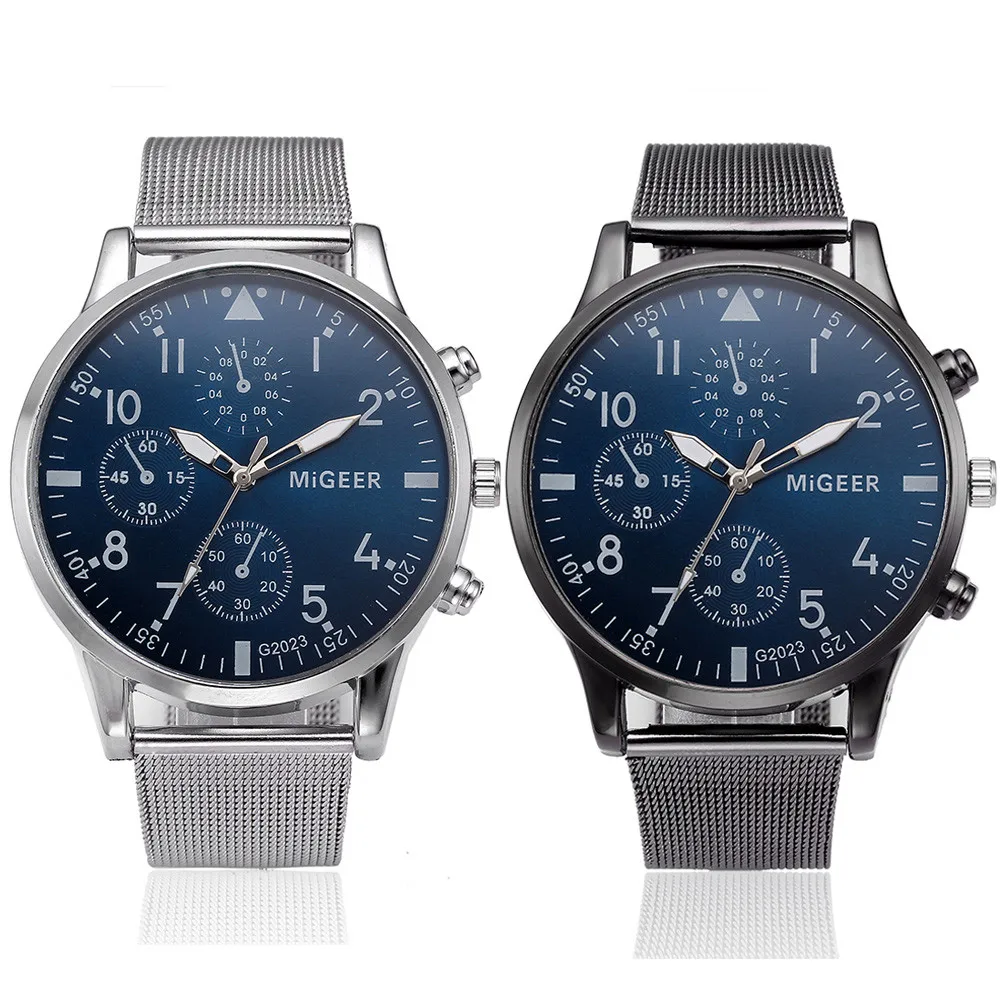 MIGEER классические женские мужские наручные часы Reloj Hombre часы Роскошные повседневные деловые часы мужские часы relogio masculino